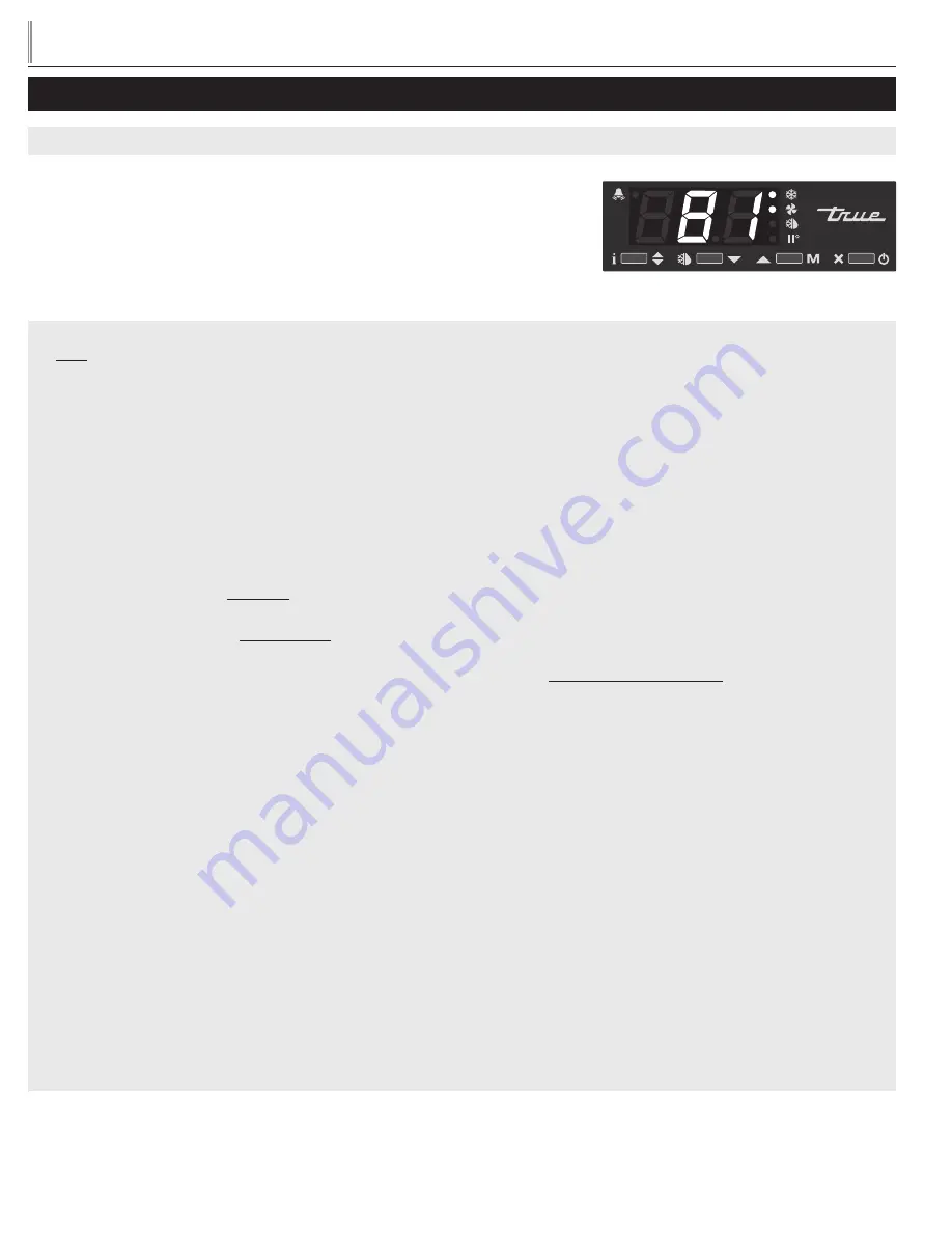 True Manufacturing Company L1125-016 Installation Manual Download Page 18