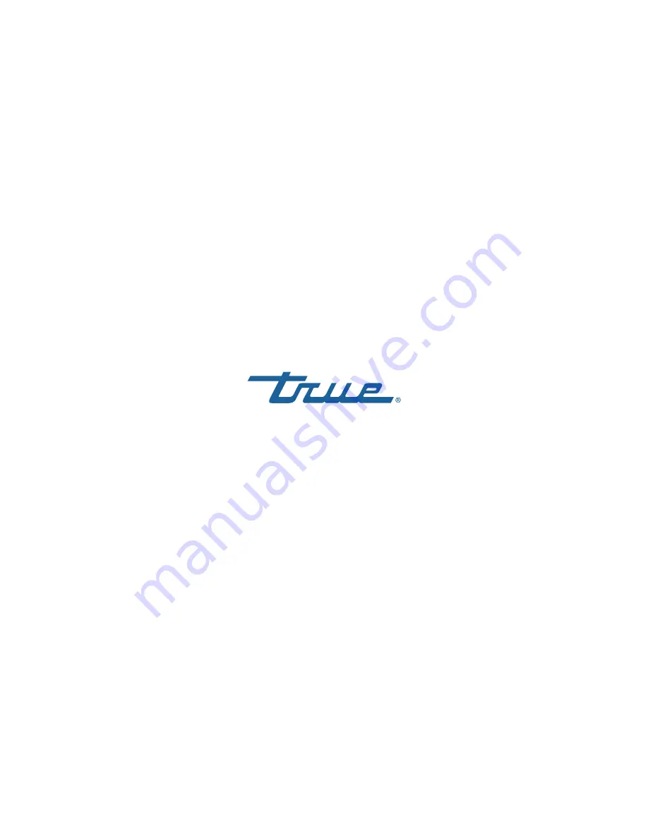 True Manufacturing Company TAC-14GS-HC-LD Installation Manual Download Page 24