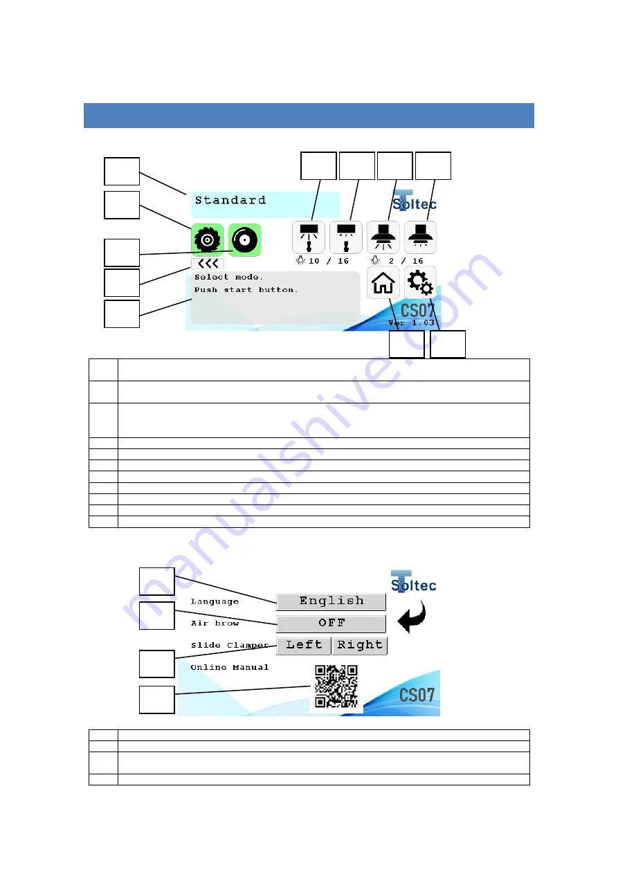 TRUE SOLTEC CS07 Operation Manual Download Page 10