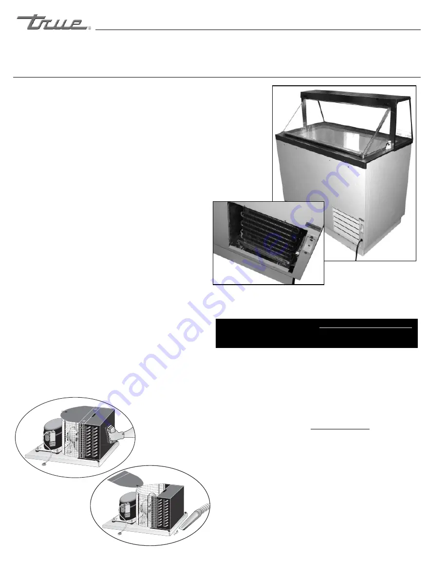 True Dipping Cabinet TDC-47 Installation Manual Download Page 14