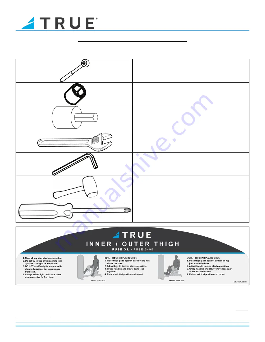 True Fuse XL-0400 Скачать руководство пользователя страница 11