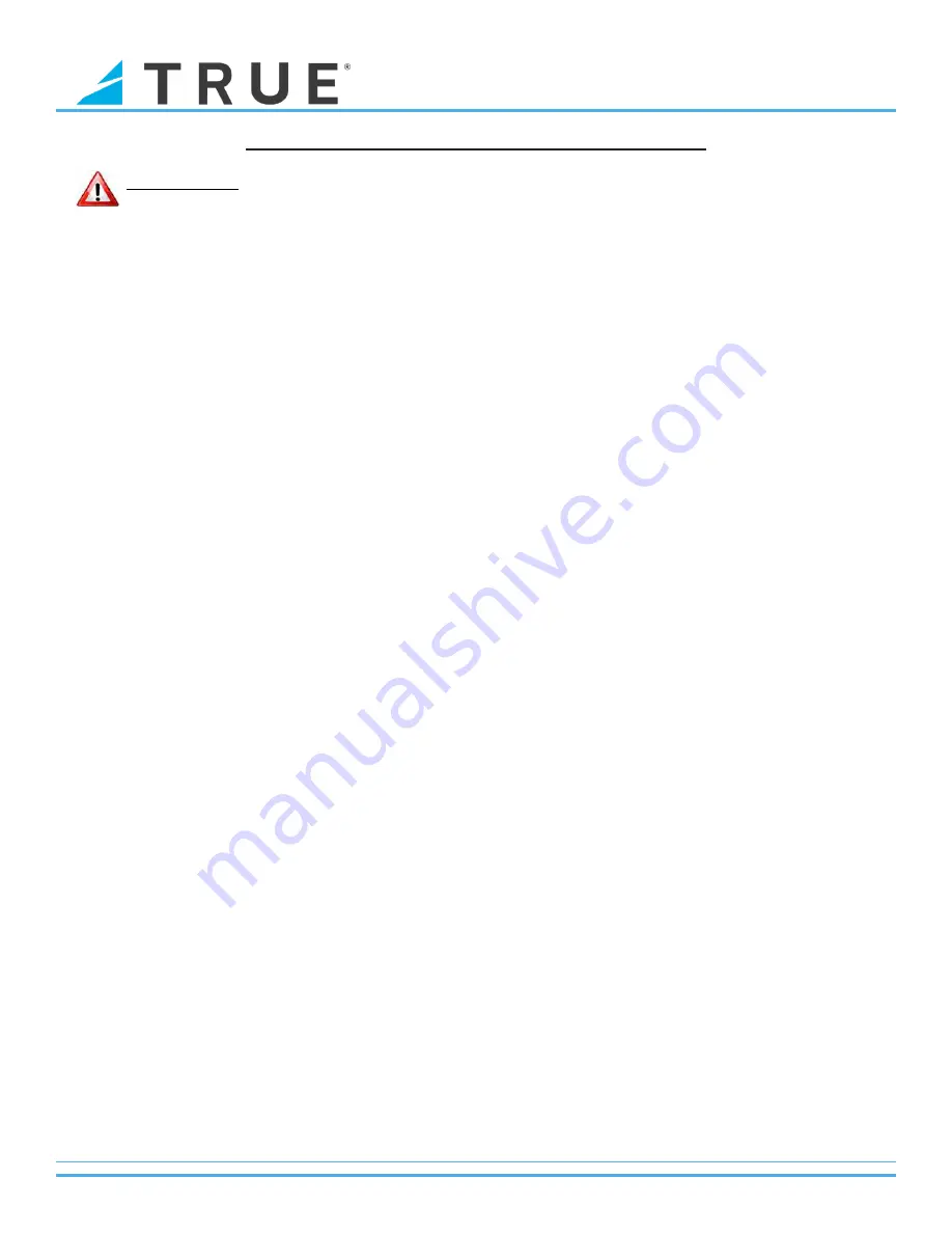 True Fuse XL-0800 Owner'S Manual Download Page 8