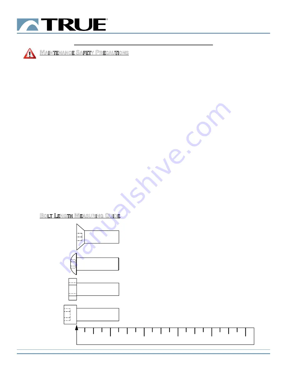 True Fuse XL-1300 Owner'S Manual Download Page 7