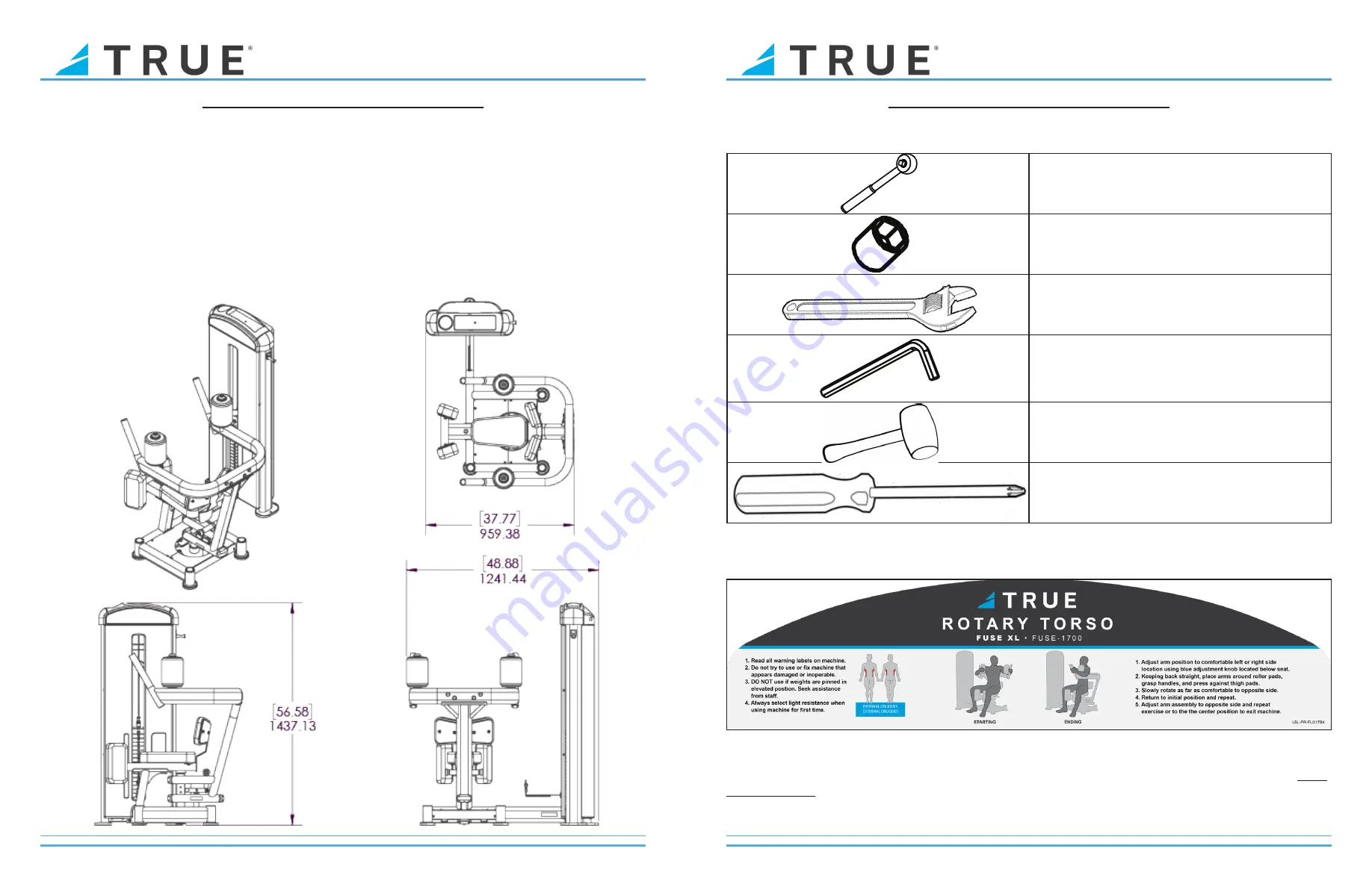 True Fuse XL-1700 Скачать руководство пользователя страница 6