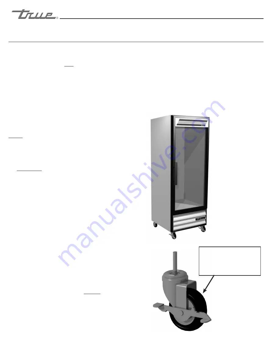 True T-12FG Installation Manual Download Page 10