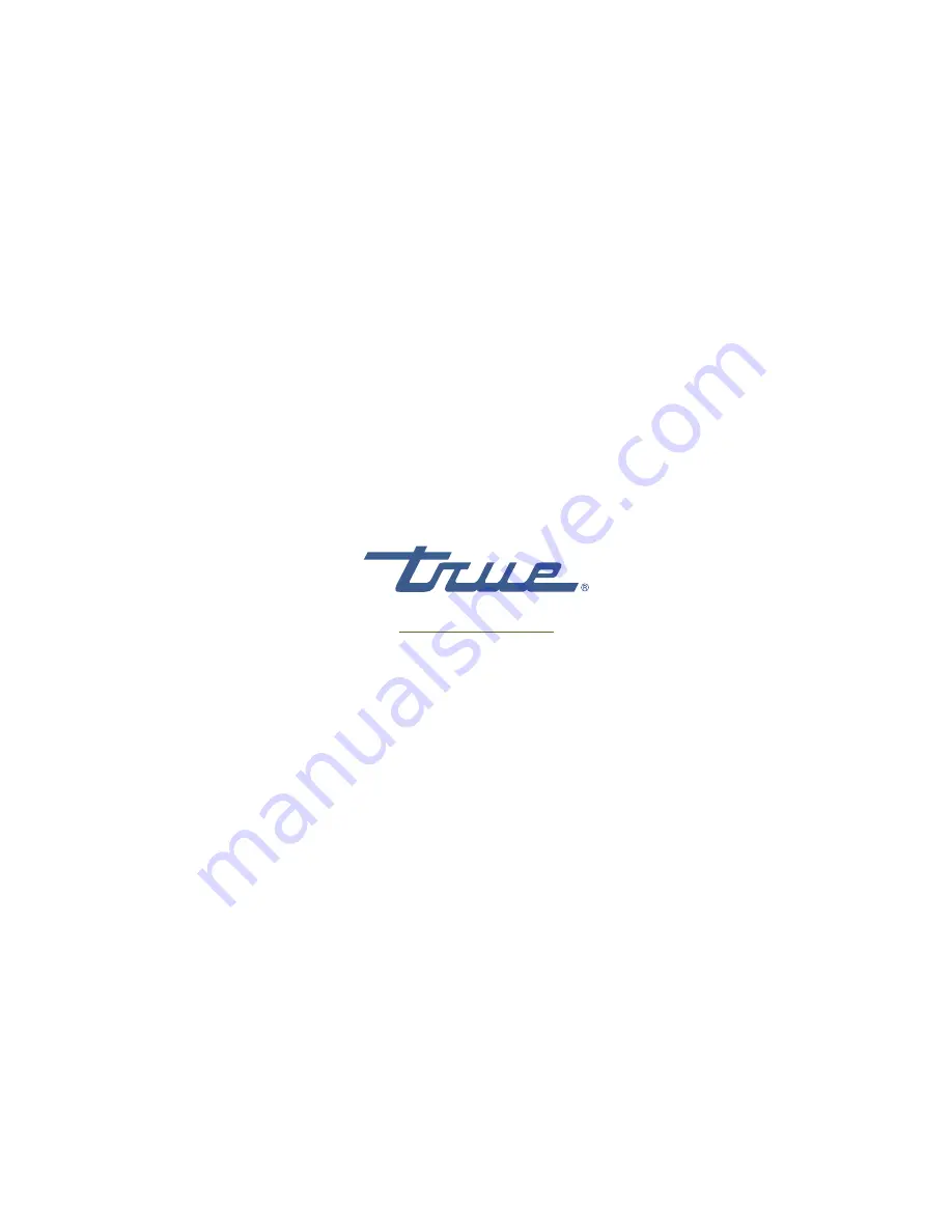 True TBB-2-HC Installation Manual Download Page 15