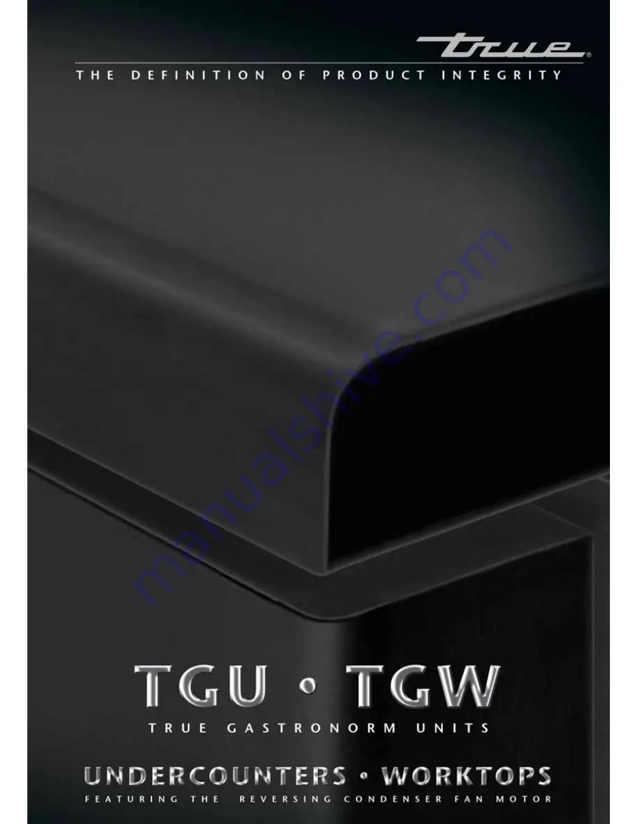 True TGU-2F Brochure & Specs Download Page 1