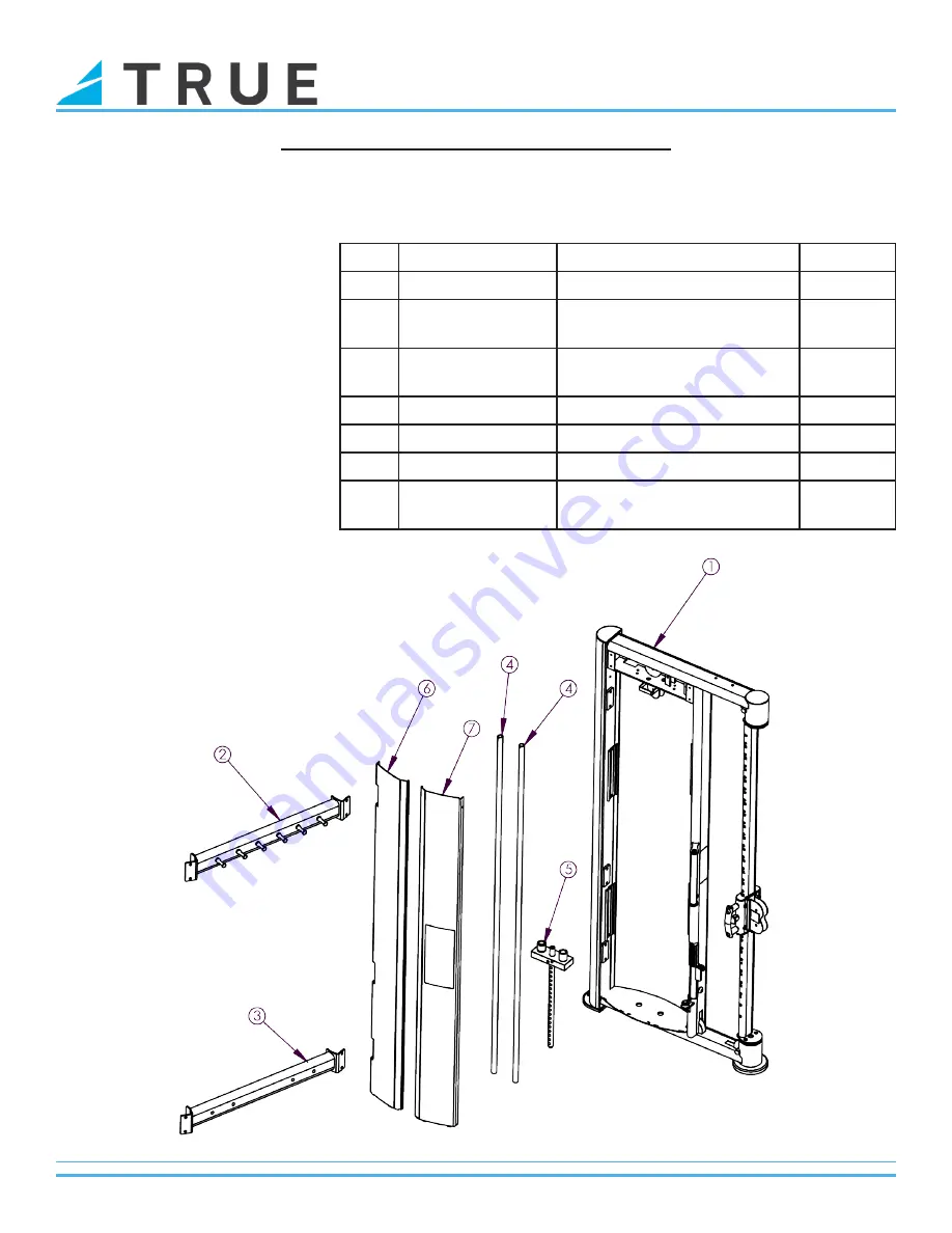 True XFT-900 Owner'S Manual Download Page 13