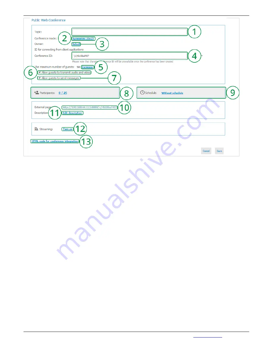 TrueConf TrueConf Server Administrator'S Manual Download Page 59