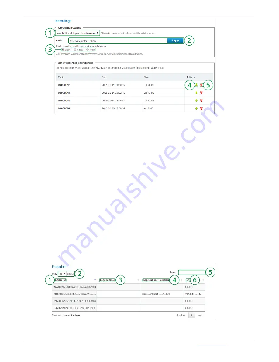 TrueConf TrueConf Server Administrator'S Manual Download Page 61