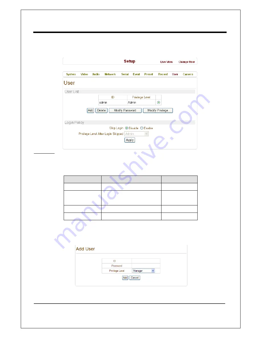 Truen NCAM-531BIR User Manual Download Page 39