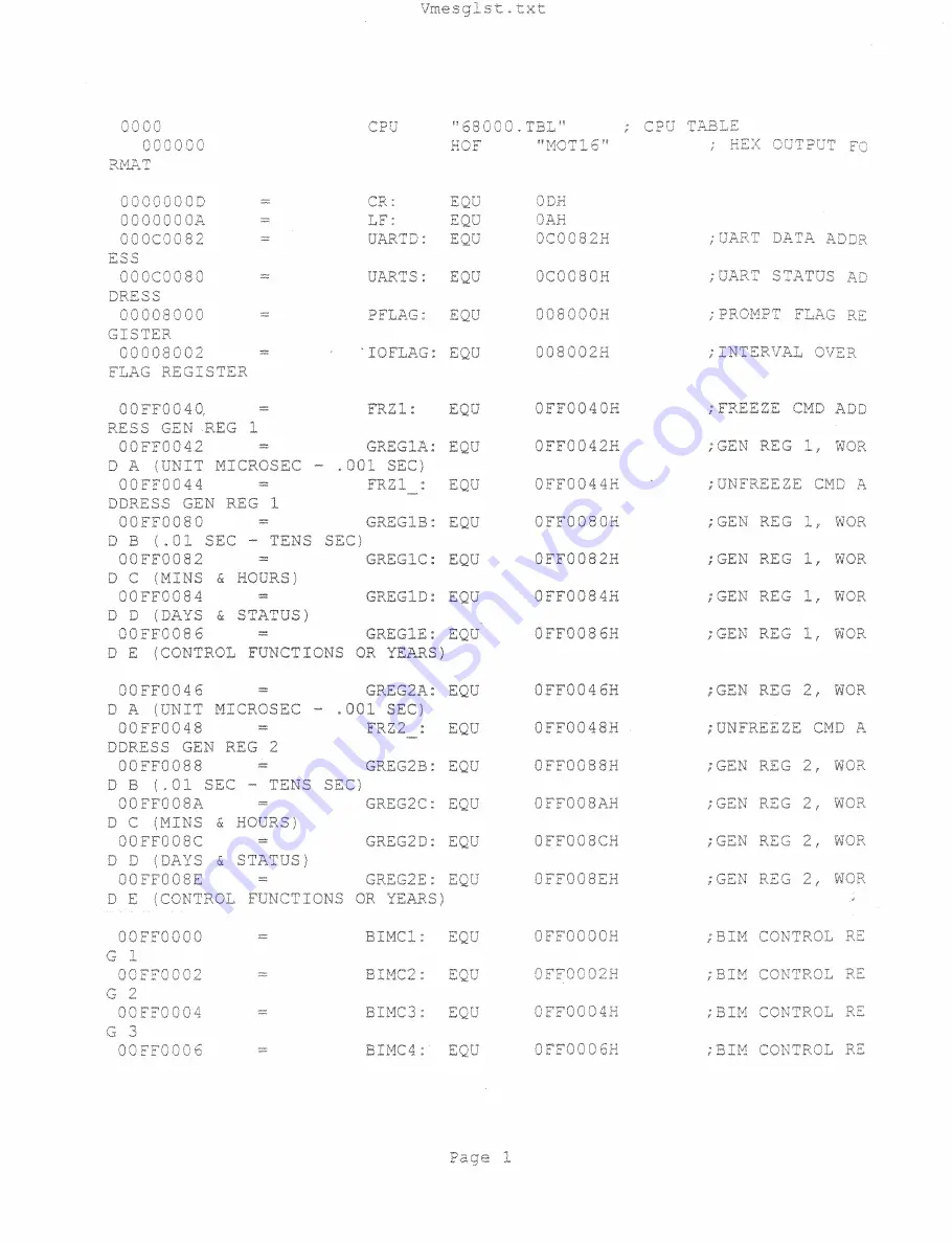 TrueTime VME-SG2 560-5608 Manual Download Page 35