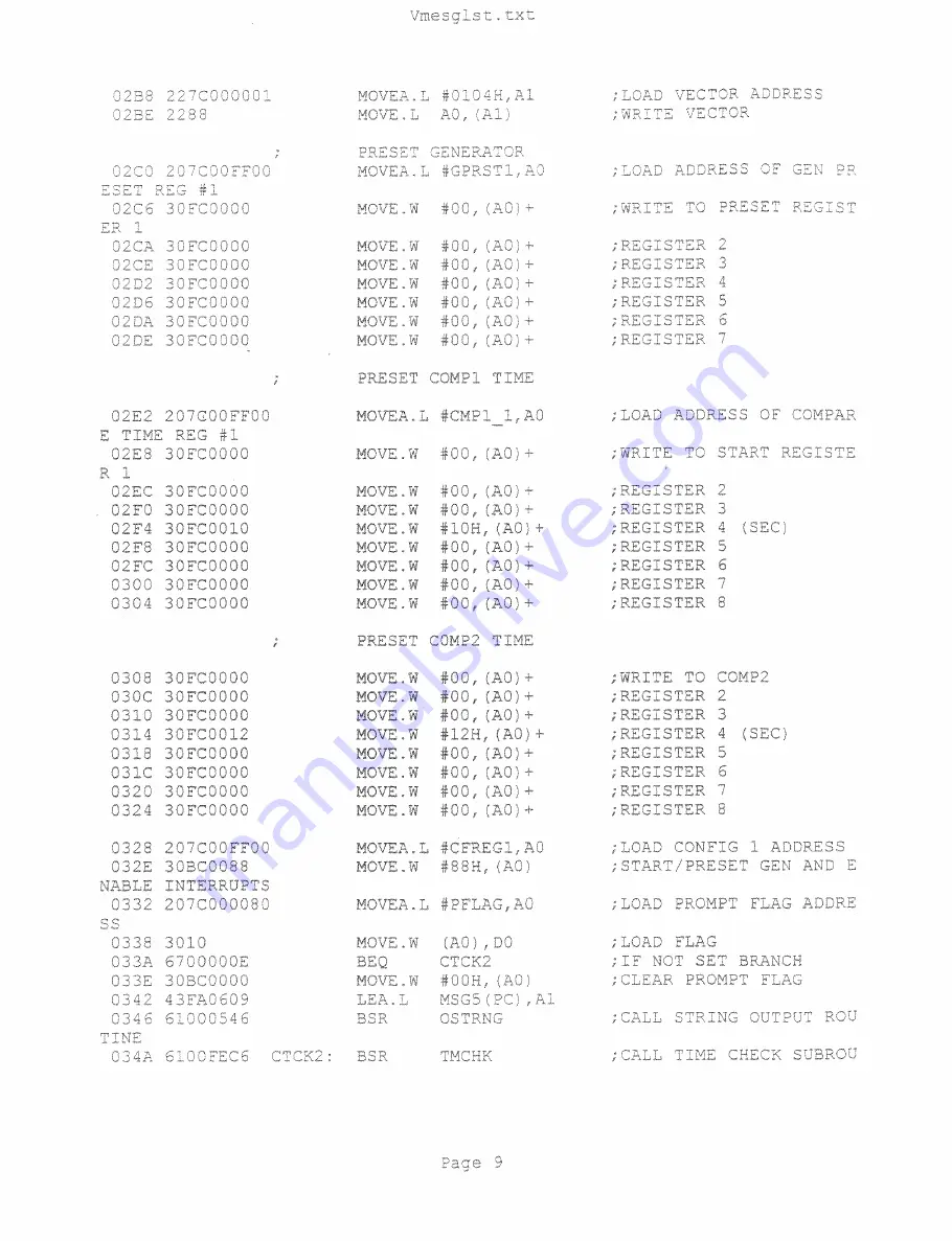 TrueTime VME-SG2 560-5608 Manual Download Page 43