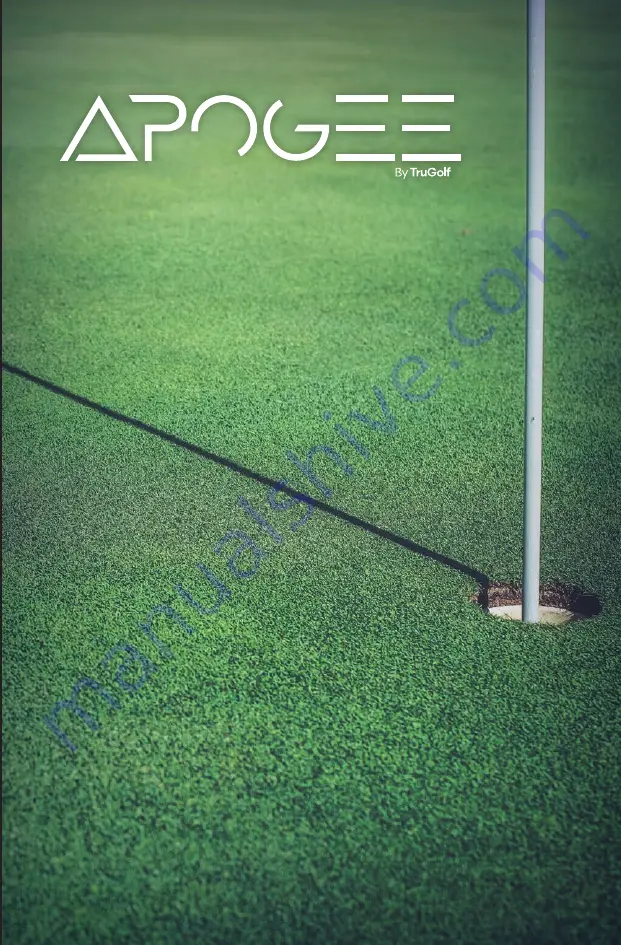 TruGolf APOGEE Manual Download Page 1