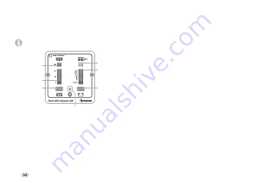 Truma Panel MES Module A Operating Instructions & Installation Instructions Download Page 8