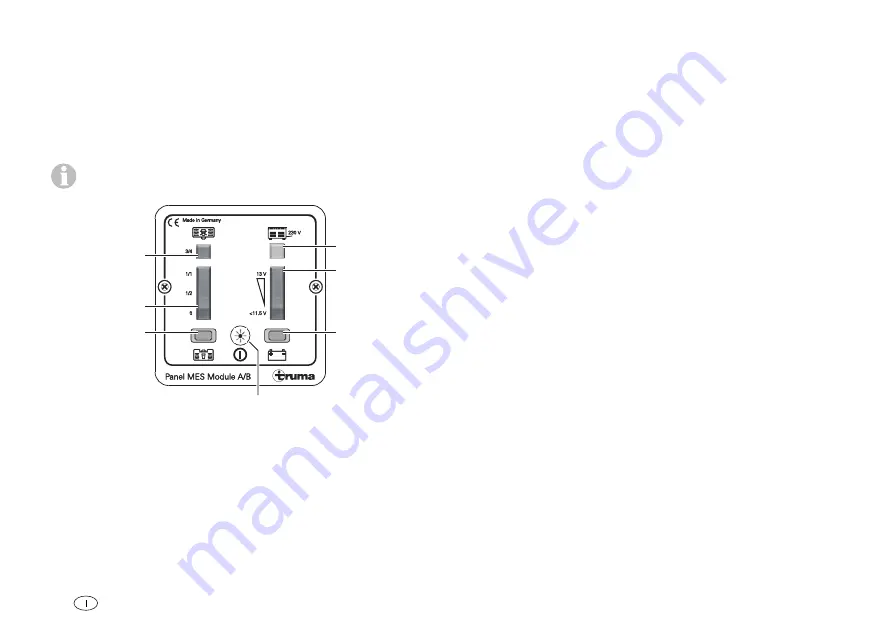 Truma Panel MES Module A Operating Instructions & Installation Instructions Download Page 18