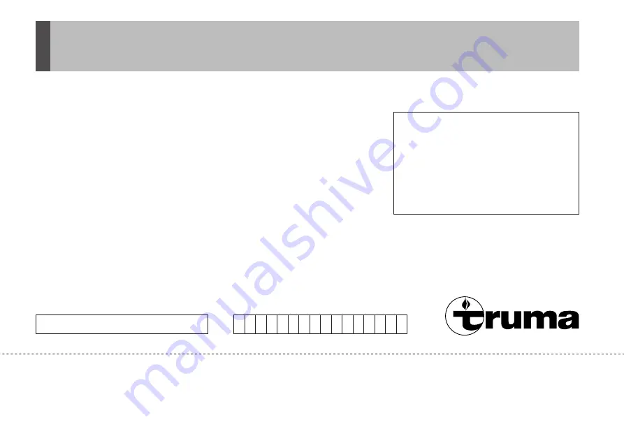 Truma Panel MES Module A Operating Instructions & Installation Instructions Download Page 28