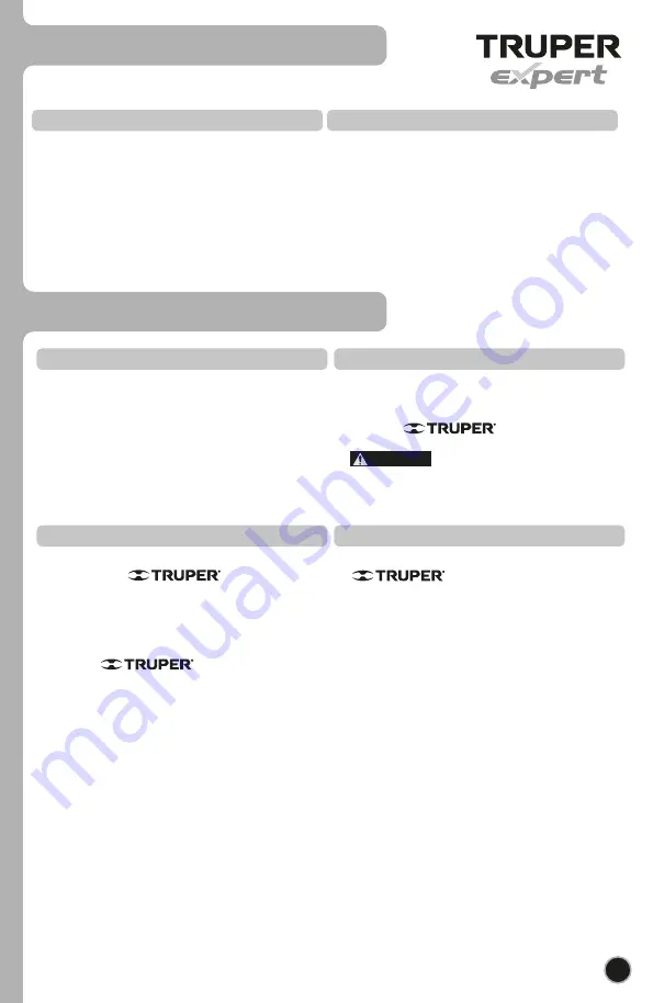 Truper Expert RPLUS-6NX Скачать руководство пользователя страница 9