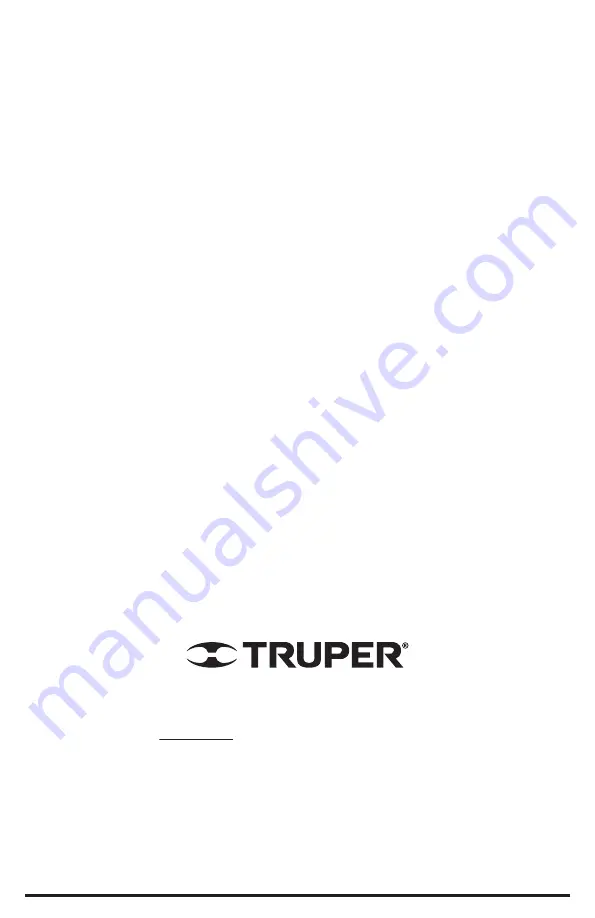 Truper 10068 Manual Download Page 8