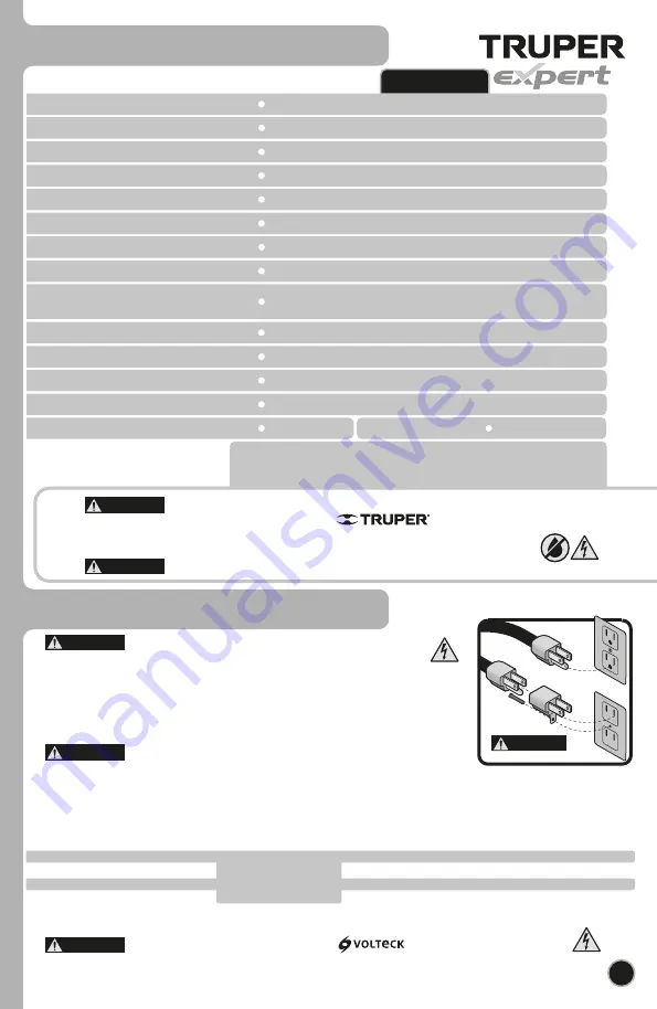 Truper 100989 Скачать руководство пользователя страница 3