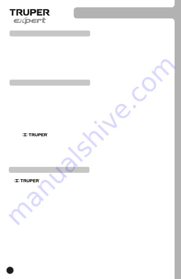 Truper 100989 Manual Download Page 10