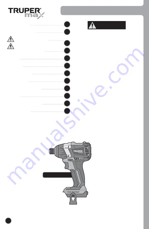 Truper 101402 Manual Download Page 2