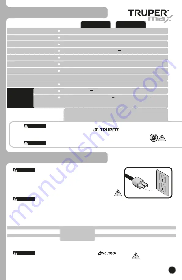 Truper 101404 Manual Download Page 3