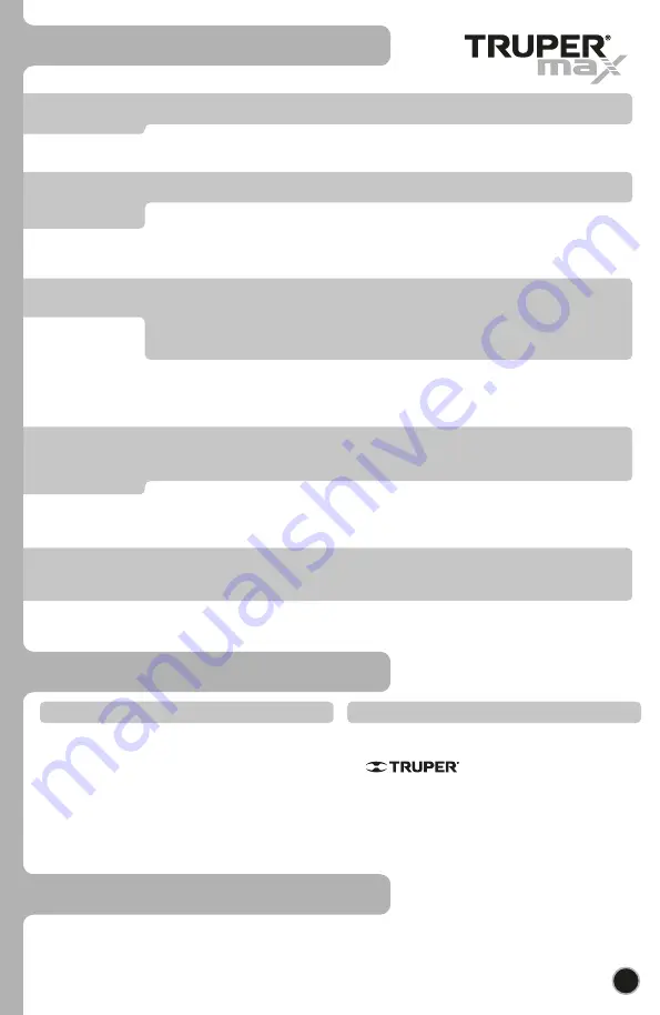 Truper 101404 Manual Download Page 21