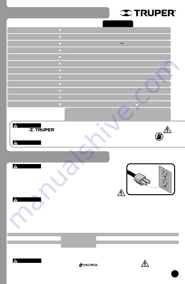 Truper 101508 Manual Download Page 15