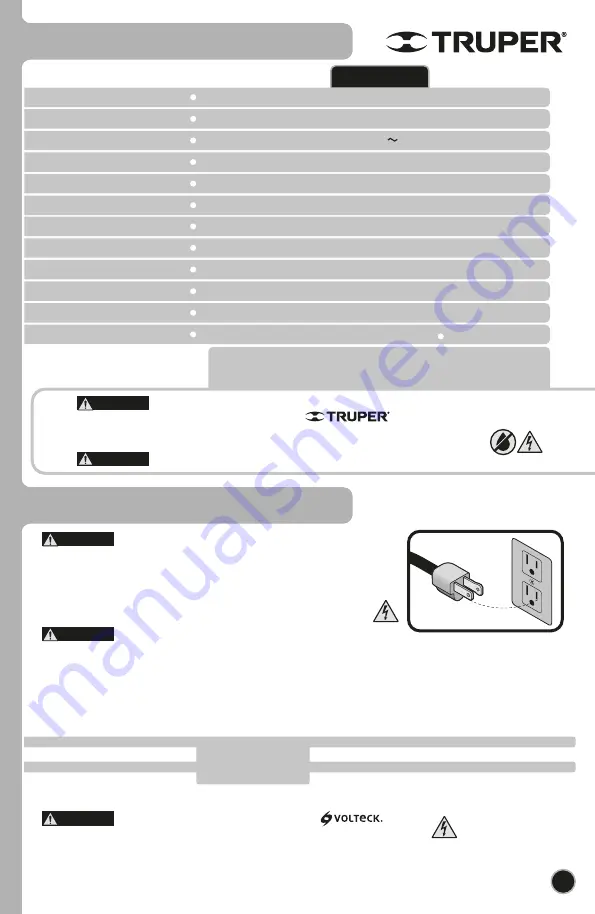 Truper 101520 Скачать руководство пользователя страница 3