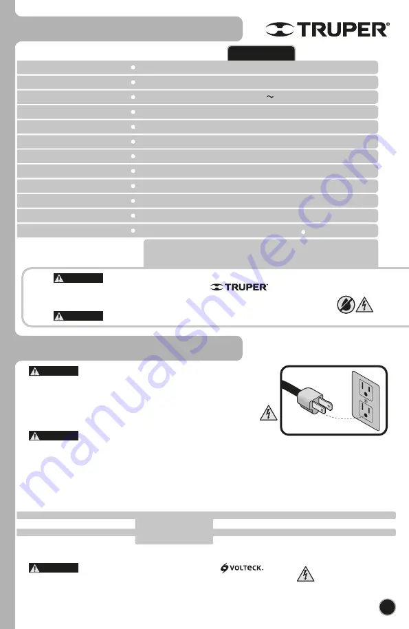 Truper 101521 Manual Download Page 3