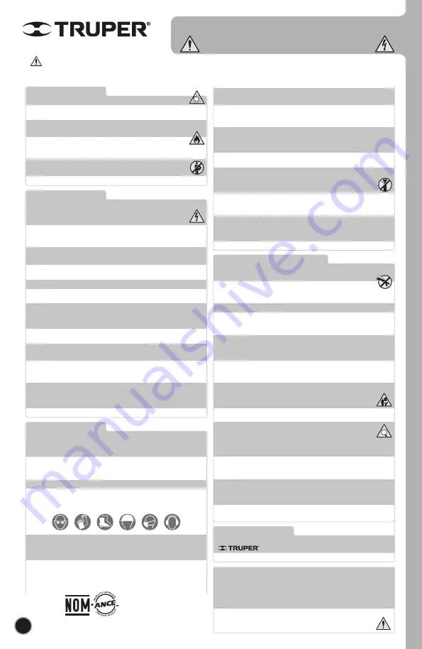 Truper 101521 Manual Download Page 16