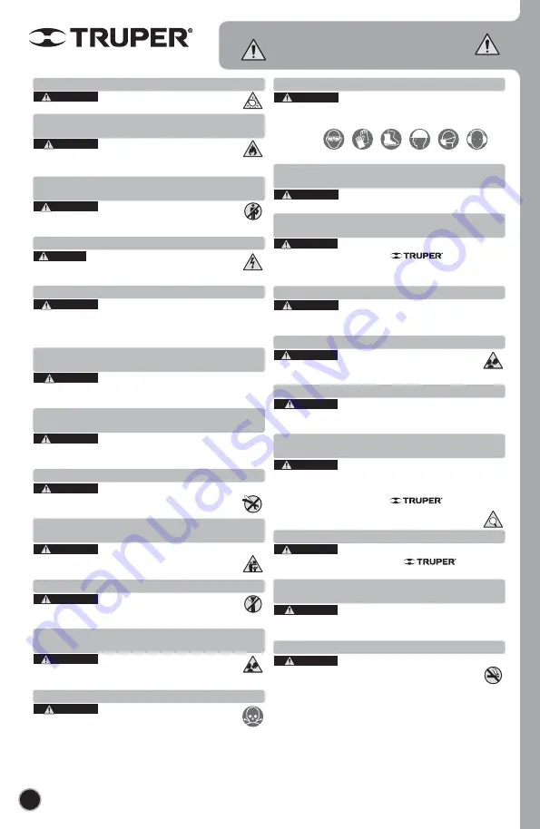 Truper 101568 Скачать руководство пользователя страница 4