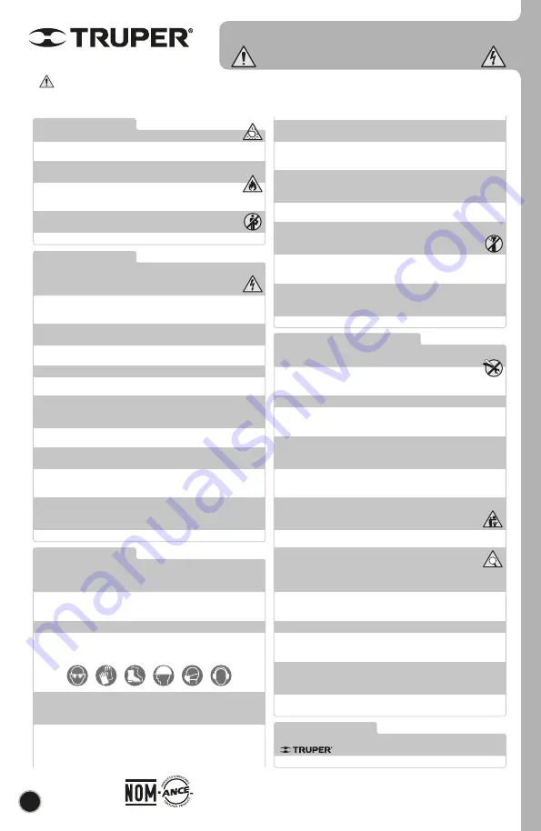Truper 102315 Manual Download Page 20