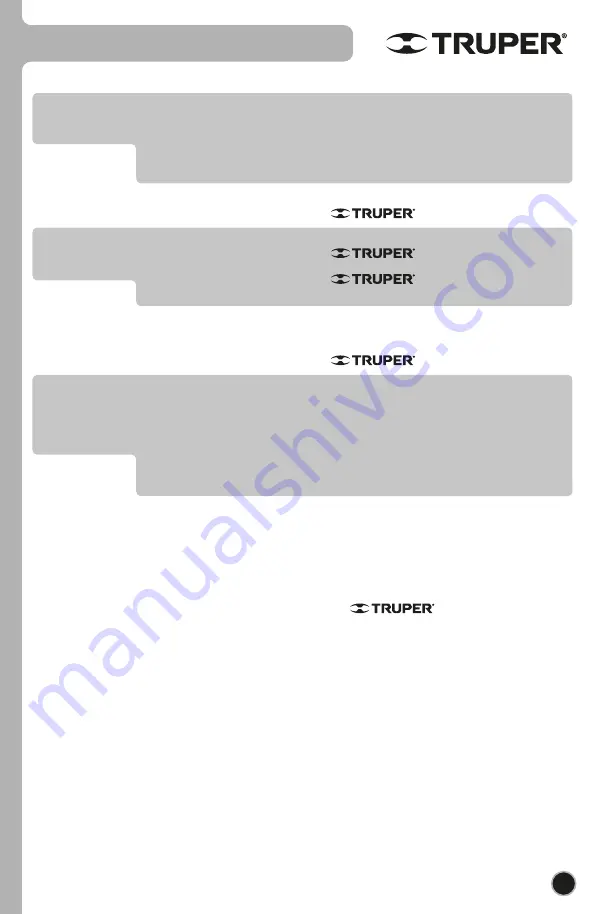 Truper 11787 Скачать руководство пользователя страница 11