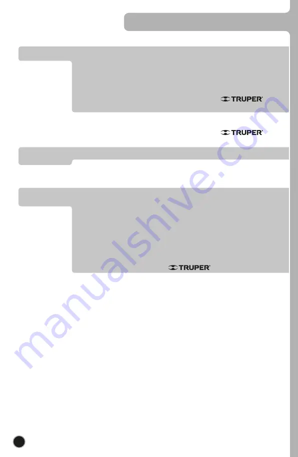 Truper 12910 Manual Download Page 14