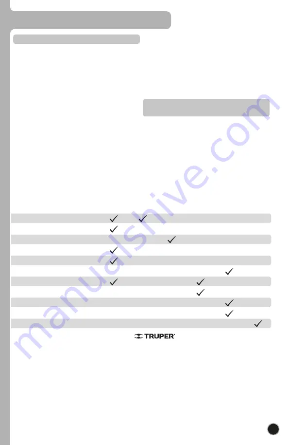 Truper 12910 Manual Download Page 29