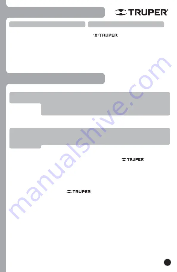 Truper 13498 Manual Download Page 21