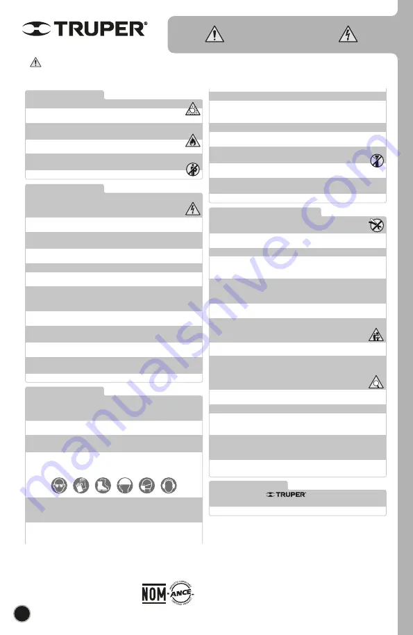 Truper 15090 Manual Download Page 16