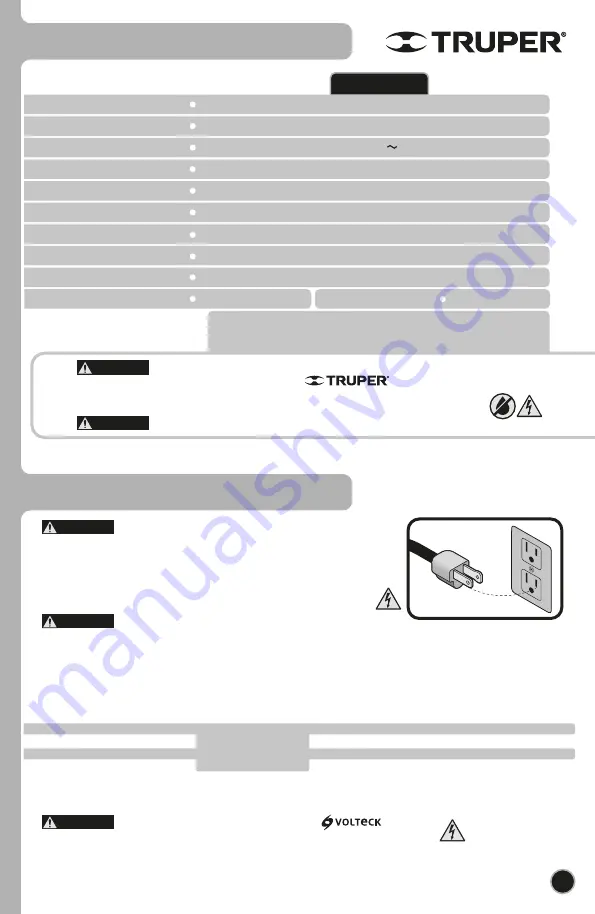 Truper 17269 Manual Download Page 19