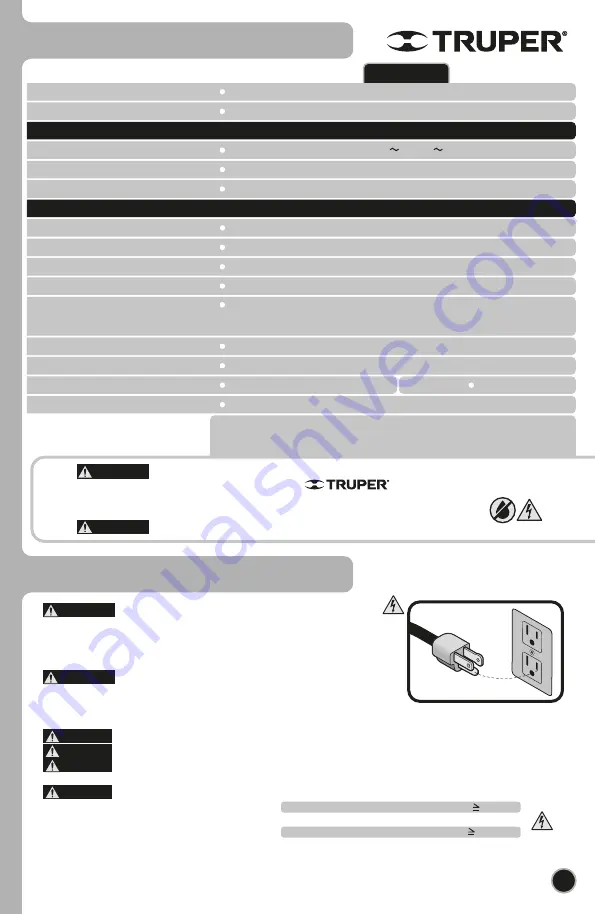 Truper 17335 Скачать руководство пользователя страница 17