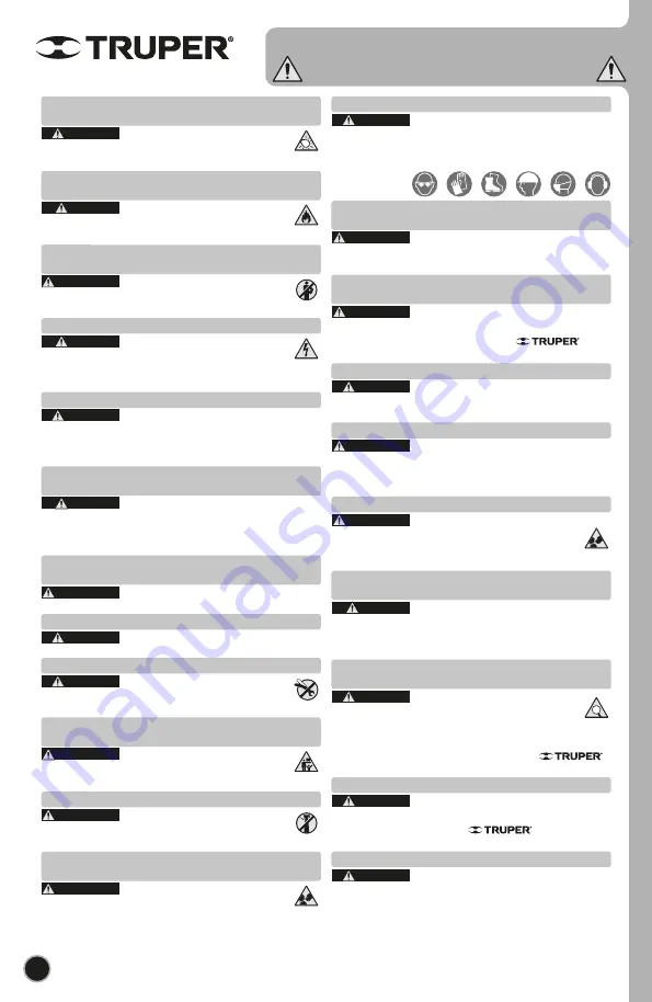 Truper 18240 Manual Download Page 4