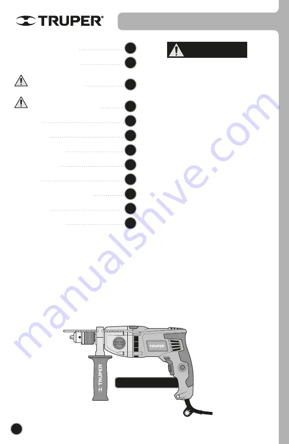 Truper 19324 Manual Download Page 2