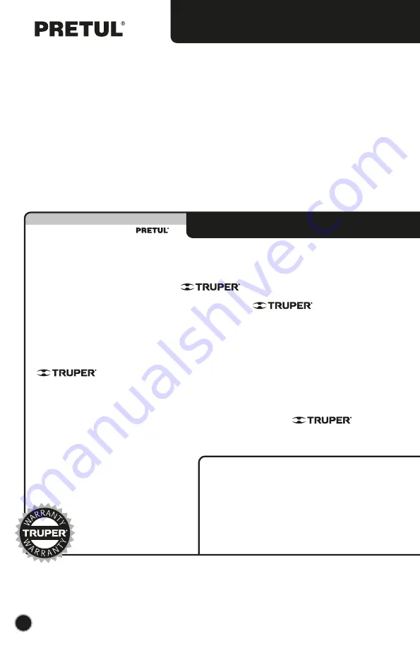 Truper 24059 Manual Download Page 24