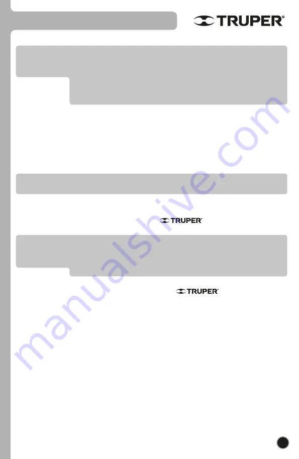 Truper BOS-1/2LPX Manual Download Page 9