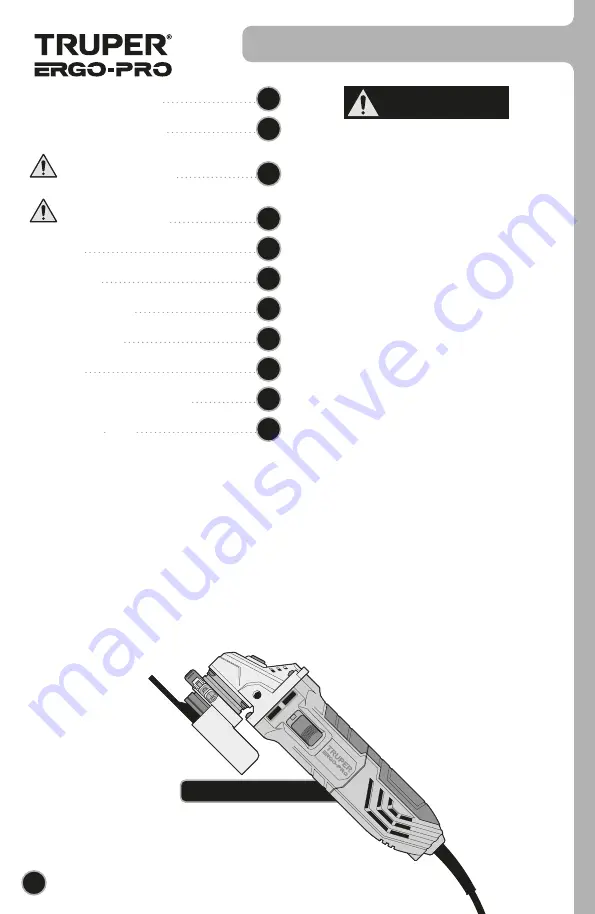 Truper ERGO-4590 Manual Download Page 2