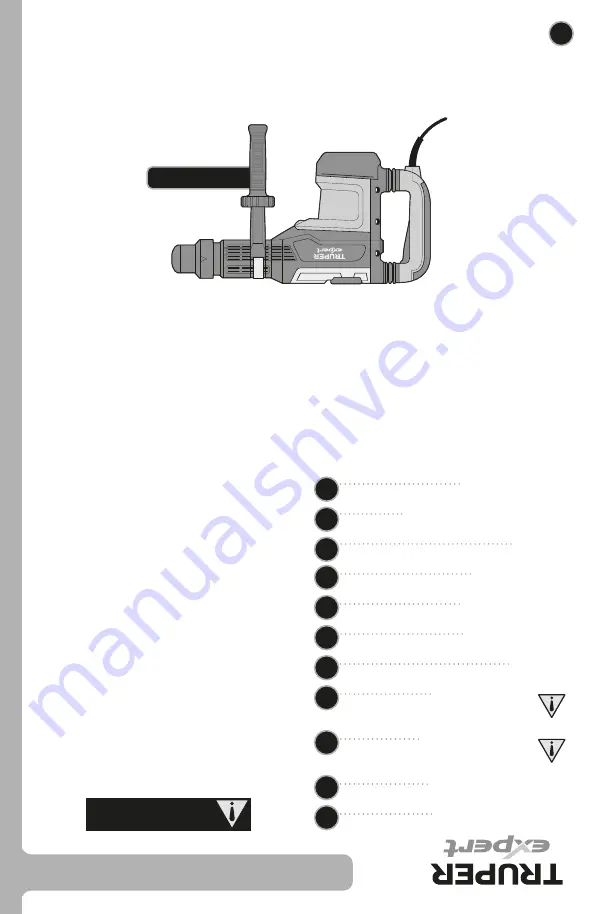 Truper EXPERT SDS MAX RMAX-15NX Скачать руководство пользователя страница 23
