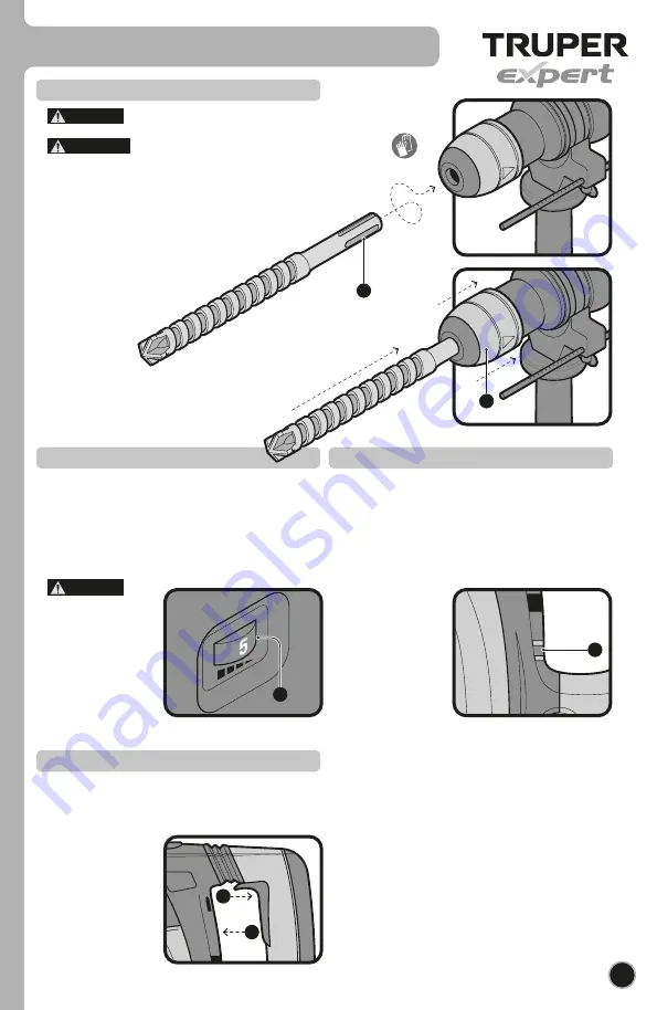 Truper EXPERT SDS MAX RMAX-7NX Manual Download Page 7