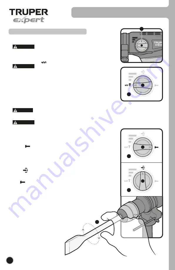 Truper EXPERT SDS MAX RMAX-7NX Manual Download Page 8