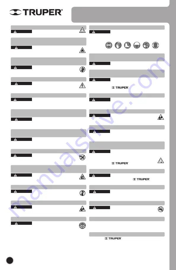 Truper MOTB-2 Manual Download Page 20